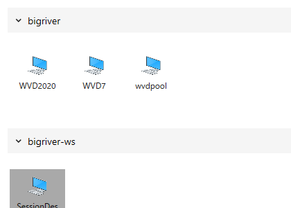 Windows Virtual Desktop #3 workspace が表示されない問題