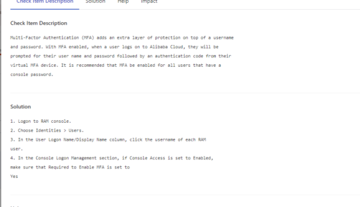 Alibaba Cloud Security Center #39 Ensure that multi-factor authentication is enabled for all RAM users that have a console password