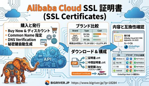 Alibaba Cloud の SSL Certificate Management の証明書を購入する話