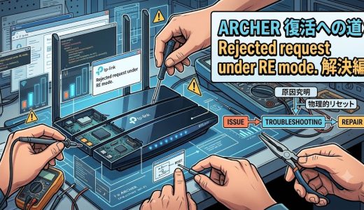 [TP-Link Archer] tp-link Rejected request under RE mode.